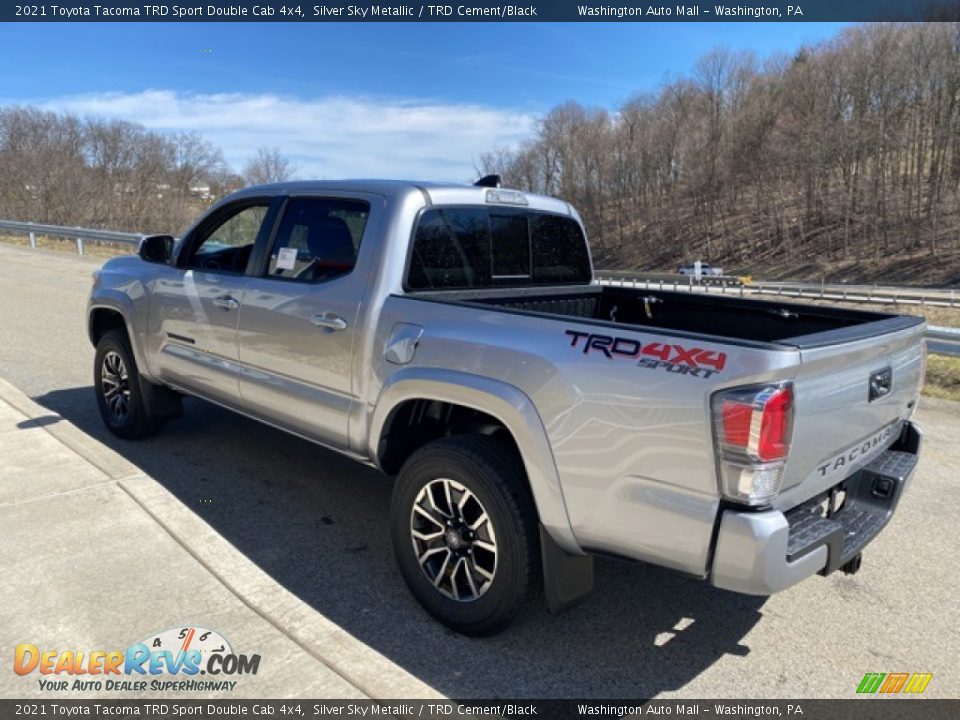 2021 Toyota Tacoma TRD Sport Double Cab 4x4 Silver Sky Metallic / TRD Cement/Black Photo #2