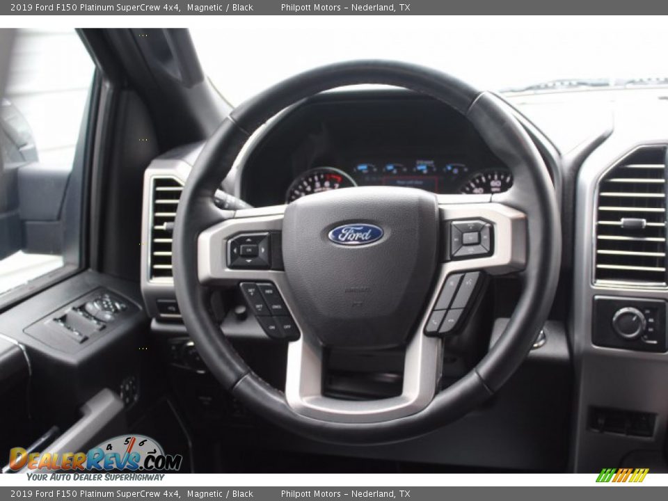 2019 Ford F150 Platinum SuperCrew 4x4 Magnetic / Black Photo #23