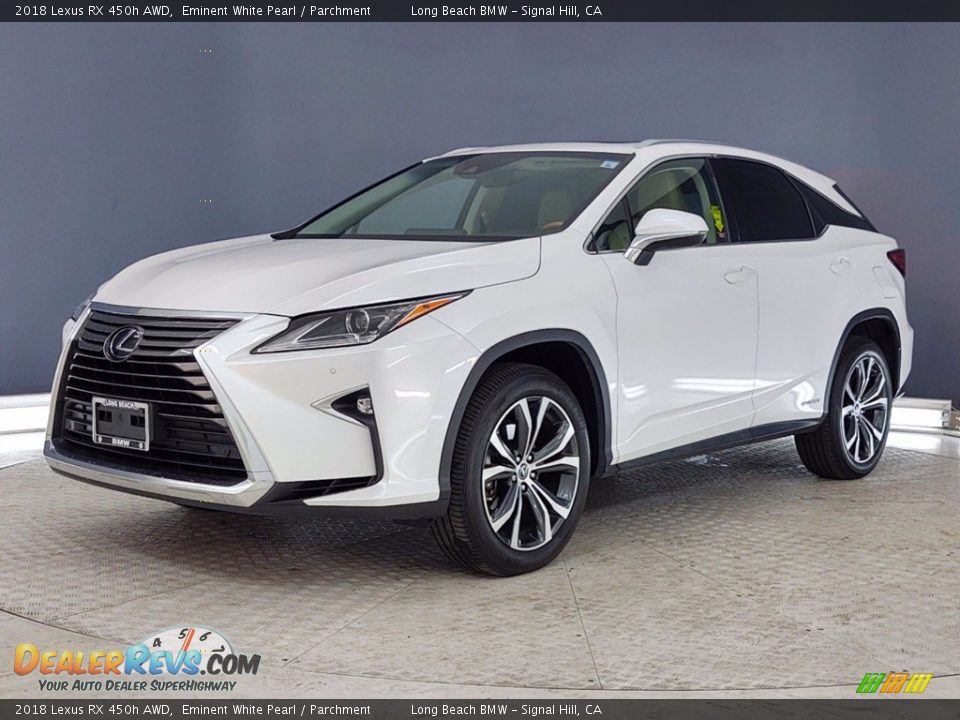 Front 3/4 View of 2018 Lexus RX 450h AWD Photo #3