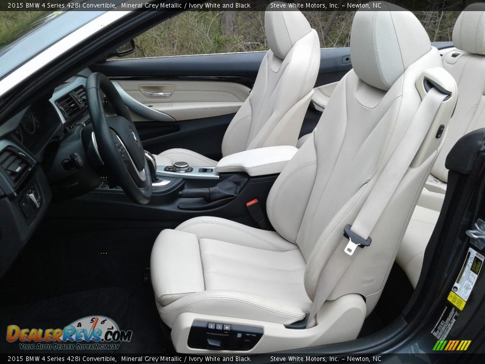 Front Seat of 2015 BMW 4 Series 428i Convertible Photo #11