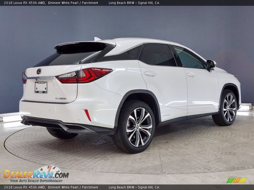 2018 Lexus RX 450h AWD Eminent White Pearl / Parchment Photo #5