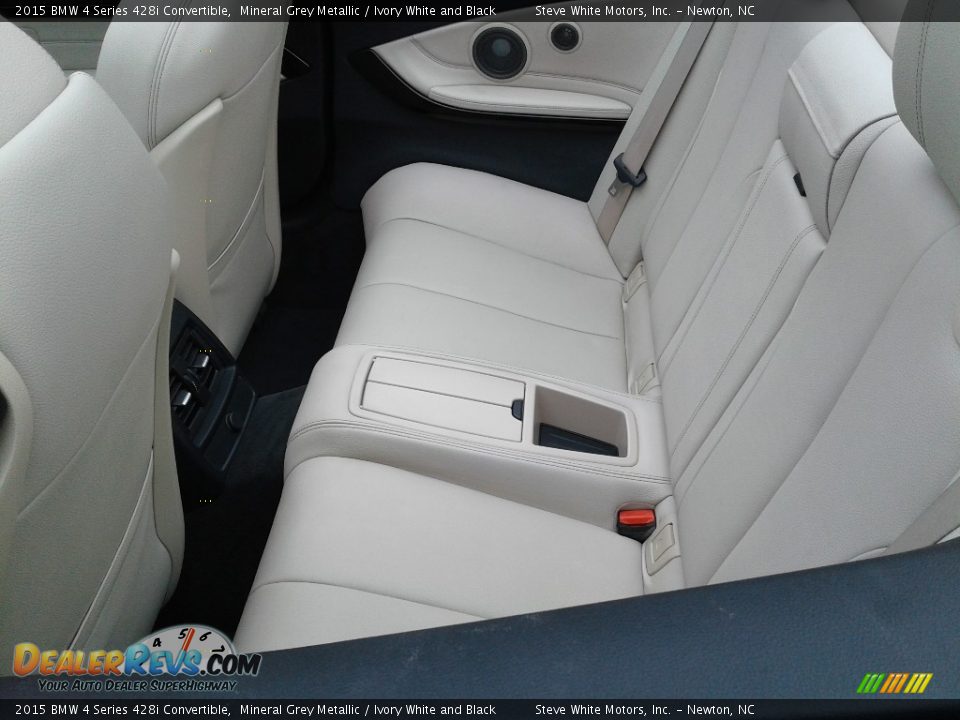 Rear Seat of 2015 BMW 4 Series 428i Convertible Photo #13