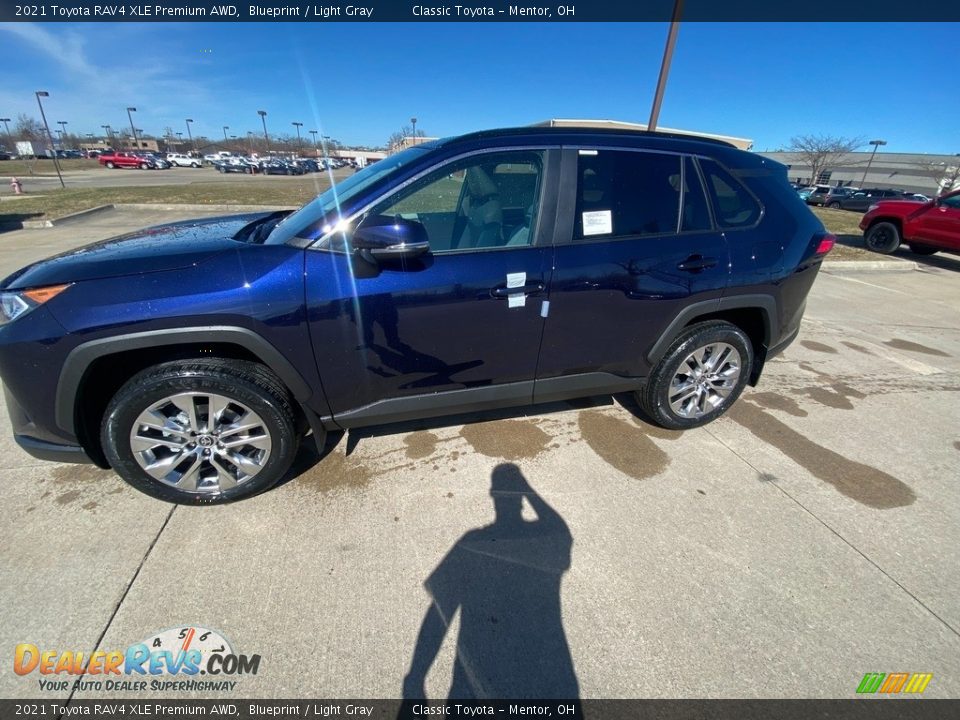 2021 Toyota RAV4 XLE Premium AWD Blueprint / Light Gray Photo #1