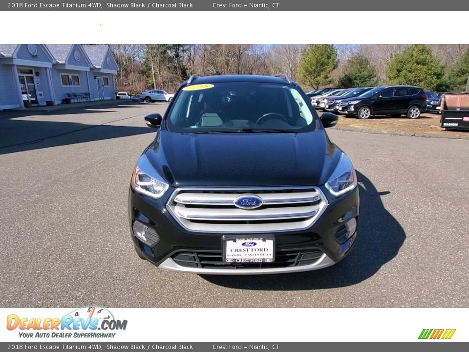 2018 Ford Escape Titanium 4WD Shadow Black / Charcoal Black Photo #2