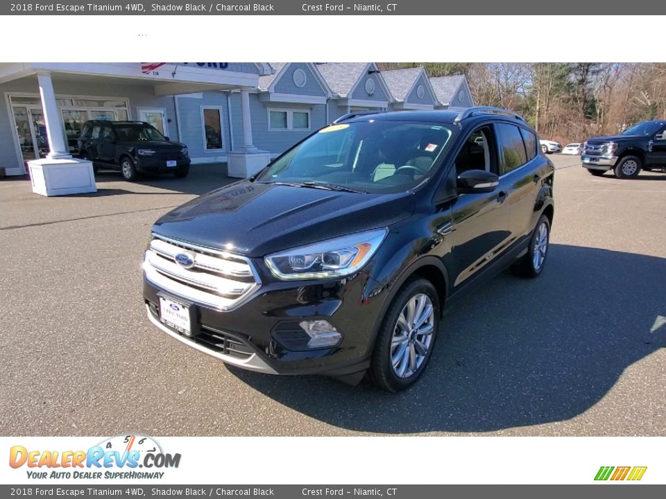 2018 Ford Escape Titanium 4WD Shadow Black / Charcoal Black Photo #3