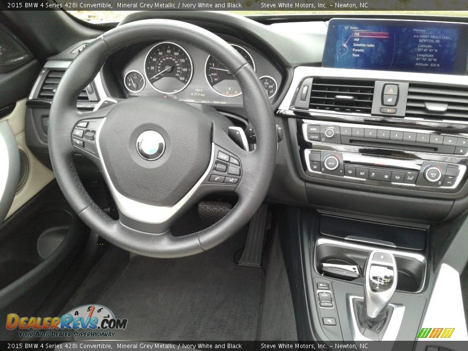 Dashboard of 2015 BMW 4 Series 428i Convertible Photo #17