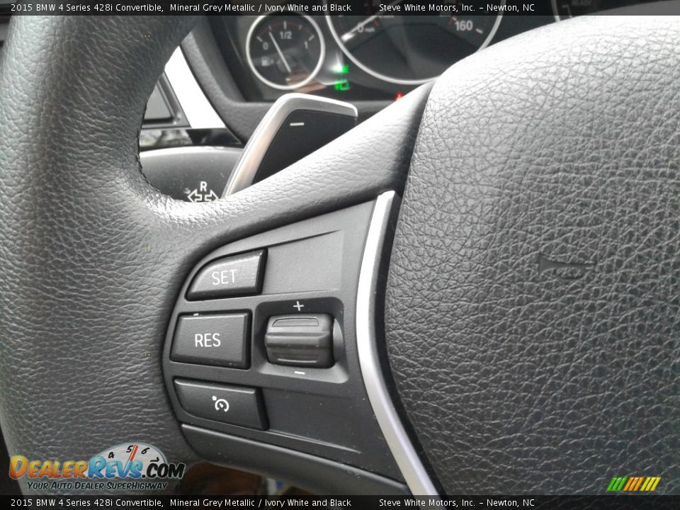 2015 BMW 4 Series 428i Convertible Steering Wheel Photo #18