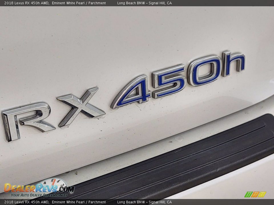 2018 Lexus RX 450h AWD Eminent White Pearl / Parchment Photo #11