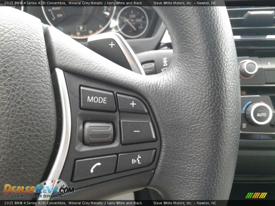 2015 BMW 4 Series 428i Convertible Steering Wheel Photo #19