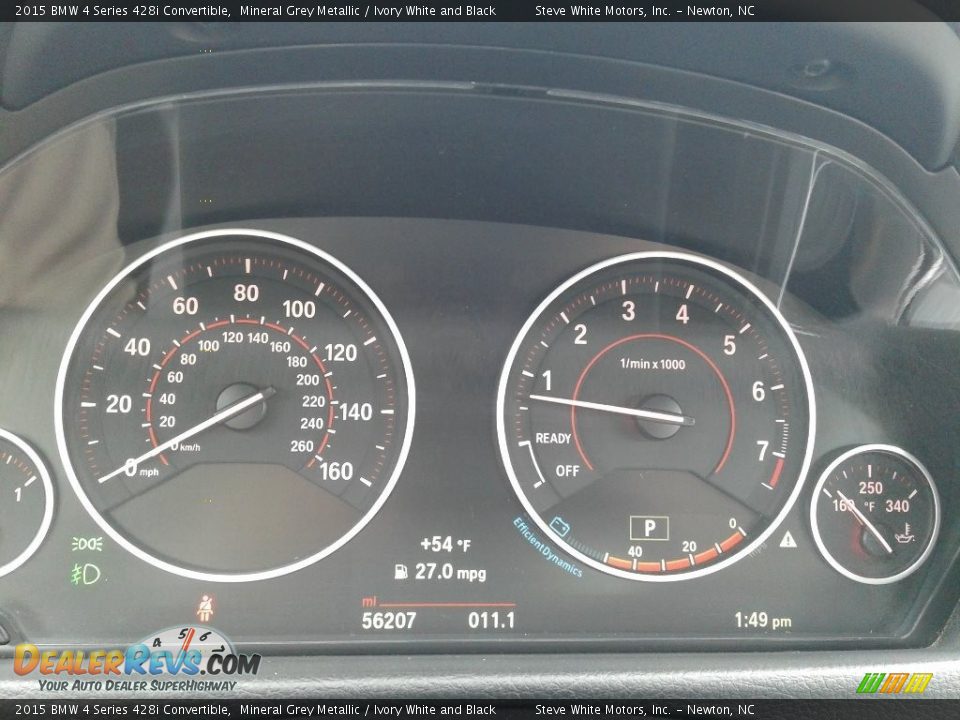 2015 BMW 4 Series 428i Convertible Gauges Photo #20