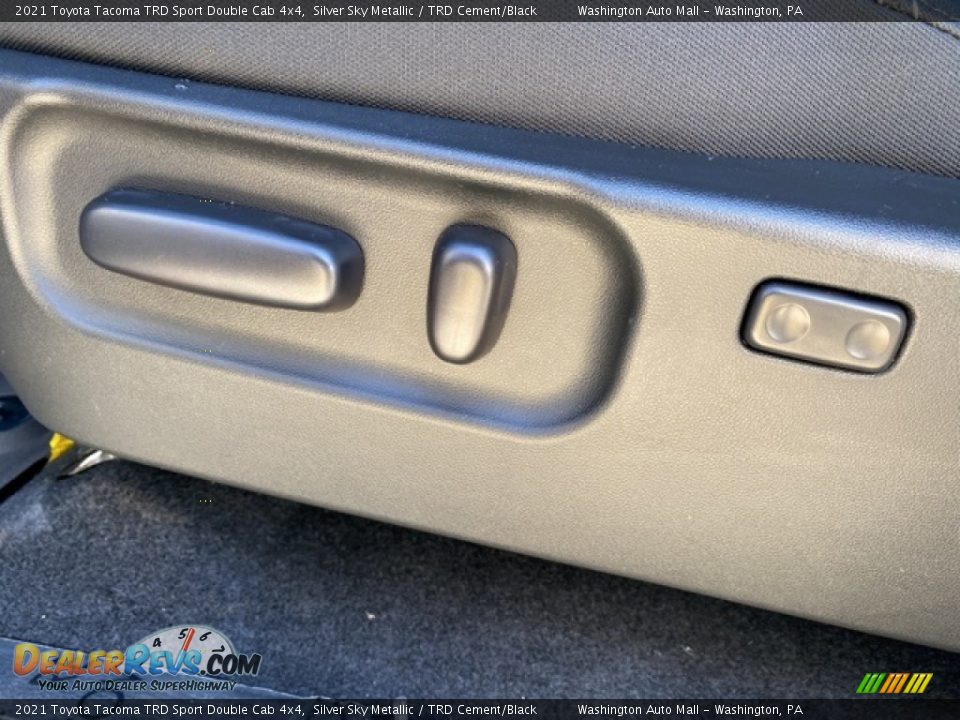 2021 Toyota Tacoma TRD Sport Double Cab 4x4 Silver Sky Metallic / TRD Cement/Black Photo #21