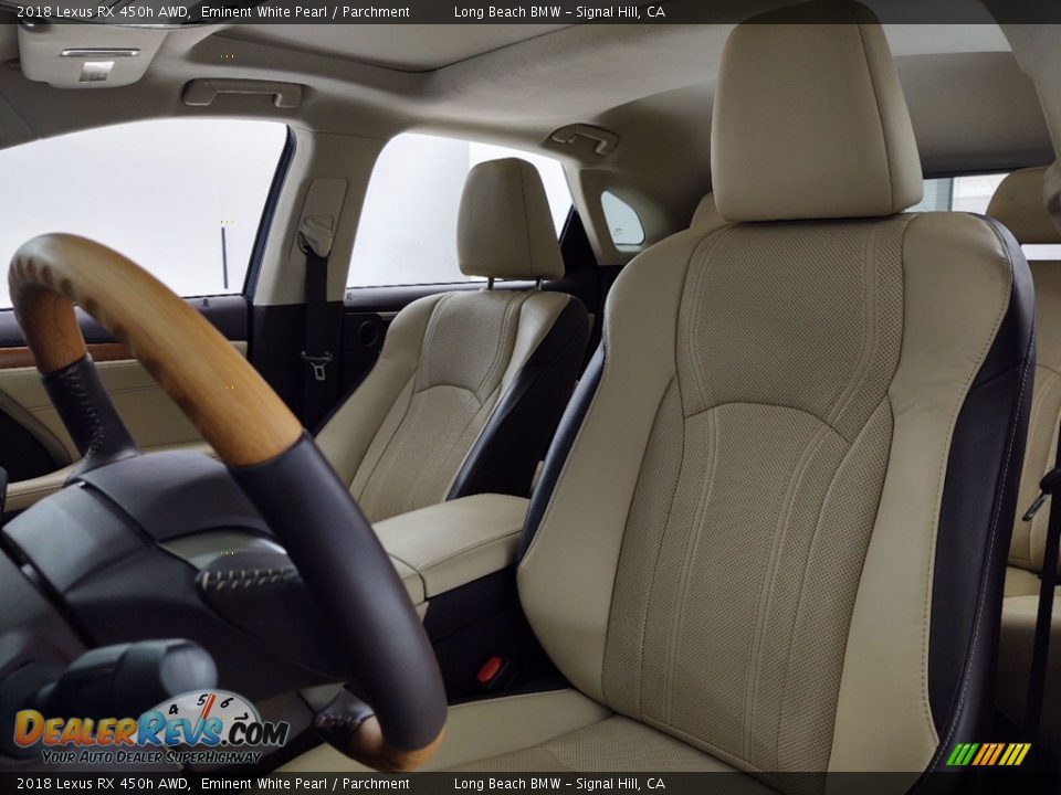 Front Seat of 2018 Lexus RX 450h AWD Photo #17