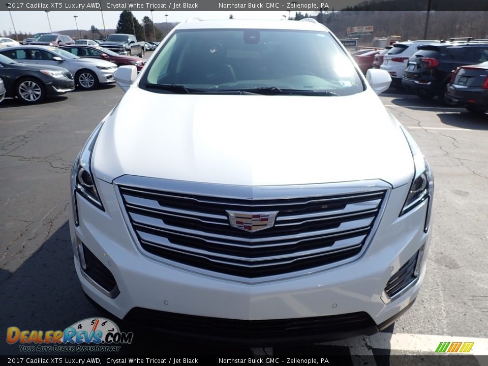 2017 Cadillac XT5 Luxury AWD Crystal White Tricoat / Jet Black Photo #3