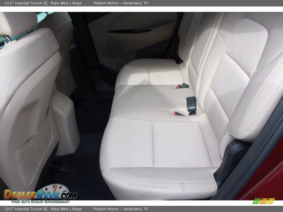 2017 Hyundai Tucson SE Ruby Wine / Beige Photo #20