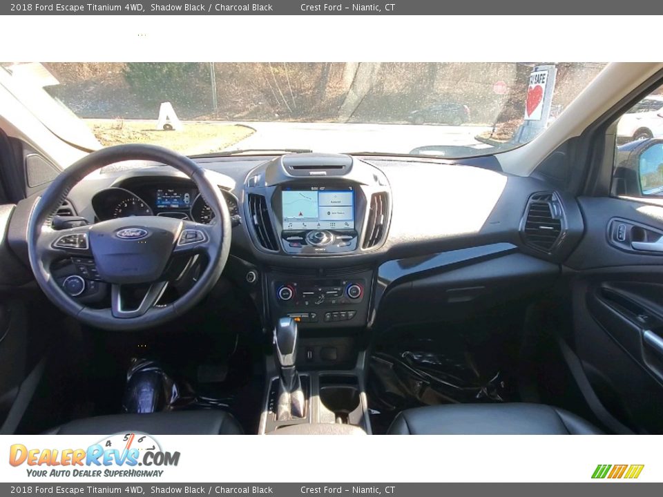 2018 Ford Escape Titanium 4WD Shadow Black / Charcoal Black Photo #19