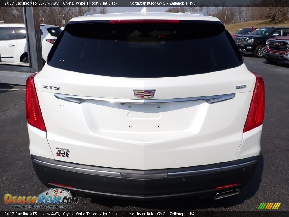 2017 Cadillac XT5 Luxury AWD Crystal White Tricoat / Jet Black Photo #9