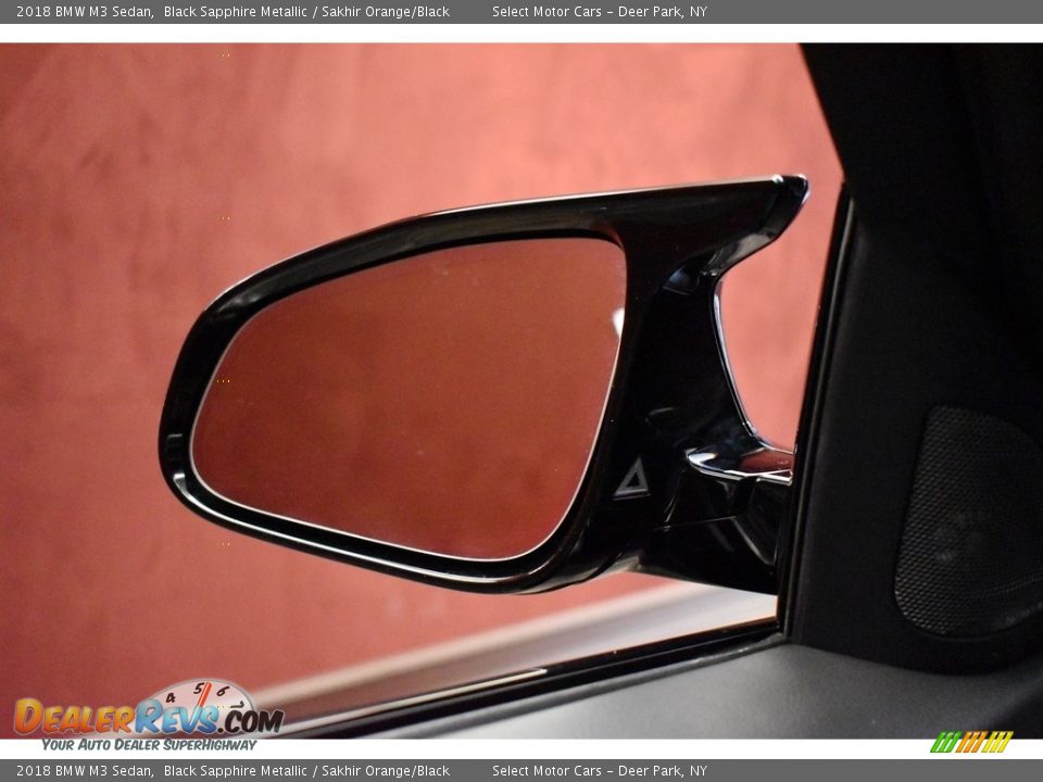 2018 BMW M3 Sedan Black Sapphire Metallic / Sakhir Orange/Black Photo #11