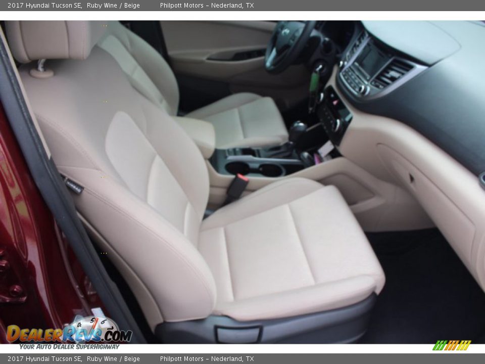 2017 Hyundai Tucson SE Ruby Wine / Beige Photo #27