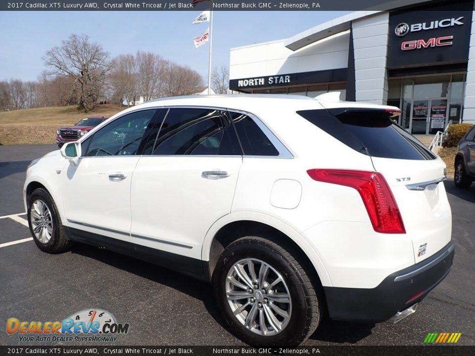 2017 Cadillac XT5 Luxury AWD Crystal White Tricoat / Jet Black Photo #12