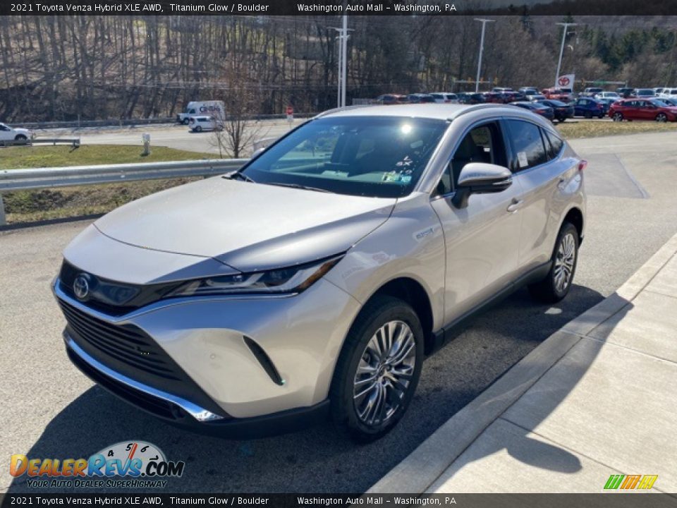 2021 Toyota Venza Hybrid XLE AWD Titanium Glow / Boulder Photo #12