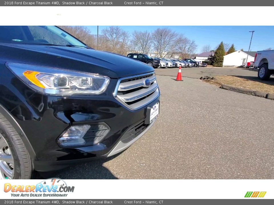 2018 Ford Escape Titanium 4WD Shadow Black / Charcoal Black Photo #27