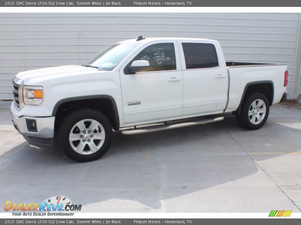 Summit White 2015 GMC Sierra 1500 SLE Crew Cab Photo #5