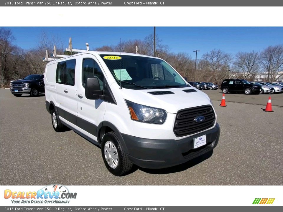 2015 Ford Transit Van 250 LR Regular Oxford White / Pewter Photo #1