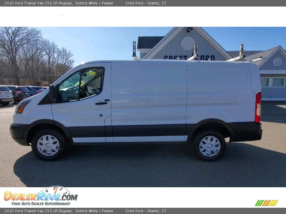 2015 Ford Transit Van 250 LR Regular Oxford White / Pewter Photo #4