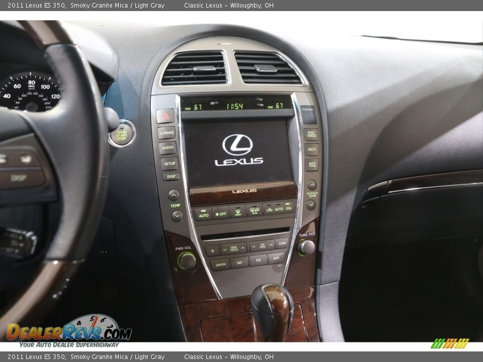 2011 Lexus ES 350 Smoky Granite Mica / Light Gray Photo #9