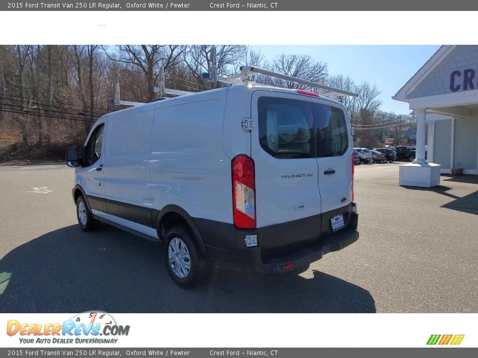 2015 Ford Transit Van 250 LR Regular Oxford White / Pewter Photo #5