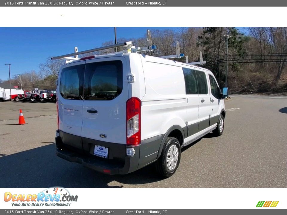 2015 Ford Transit Van 250 LR Regular Oxford White / Pewter Photo #7