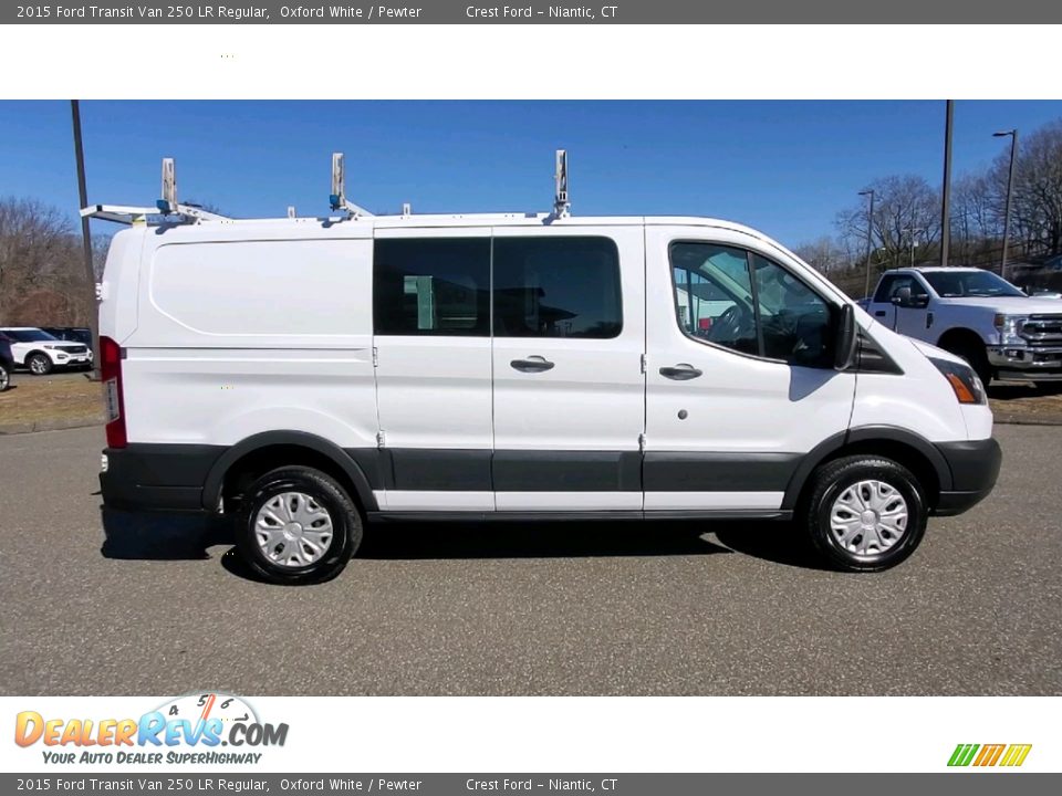 2015 Ford Transit Van 250 LR Regular Oxford White / Pewter Photo #8