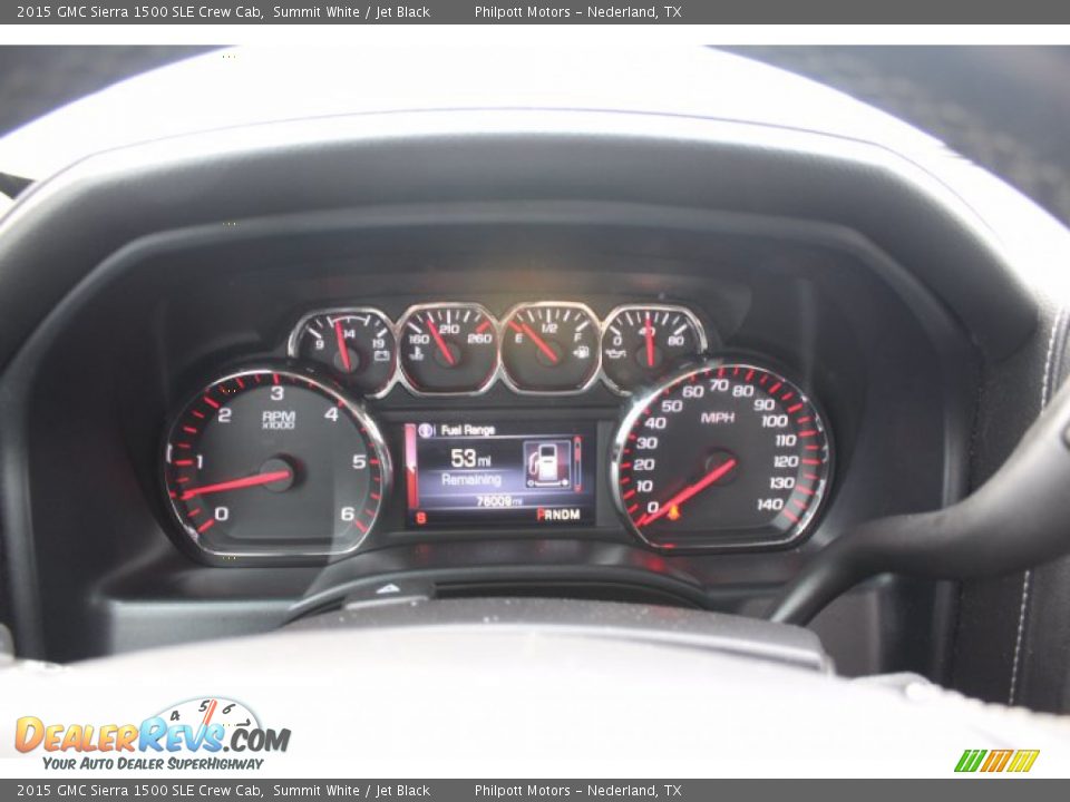 2015 GMC Sierra 1500 SLE Crew Cab Gauges Photo #15