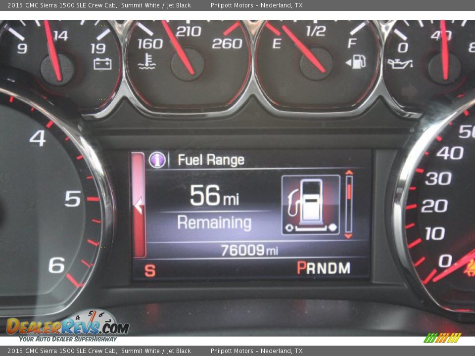 2015 GMC Sierra 1500 SLE Crew Cab Gauges Photo #16