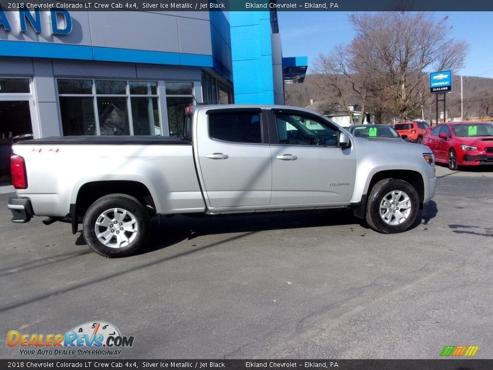 2018 Chevrolet Colorado LT Crew Cab 4x4 Silver Ice Metallic / Jet Black Photo #2