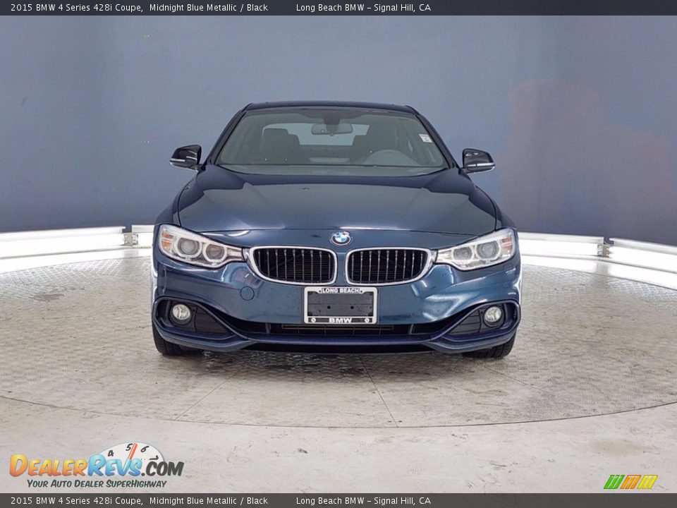 2015 BMW 4 Series 428i Coupe Midnight Blue Metallic / Black Photo #2