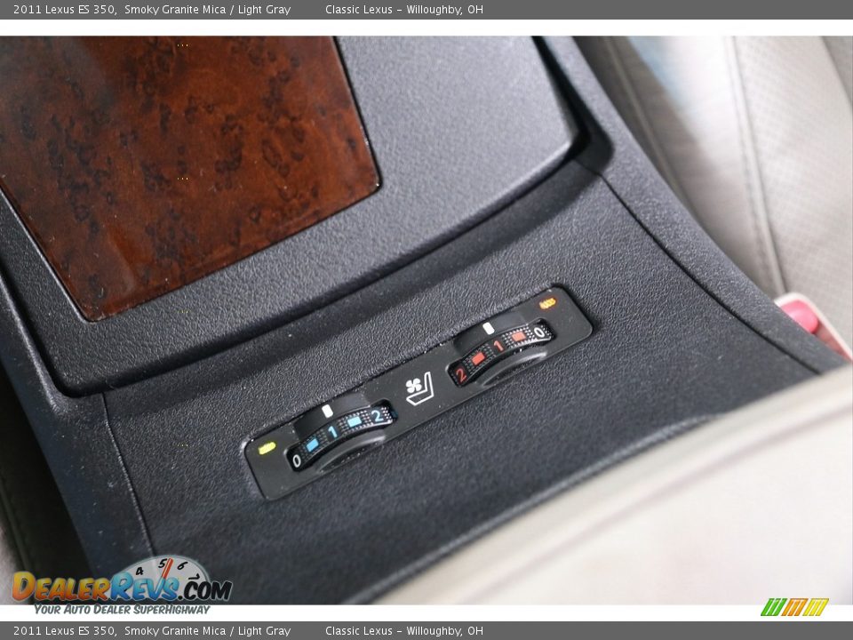 2011 Lexus ES 350 Smoky Granite Mica / Light Gray Photo #17