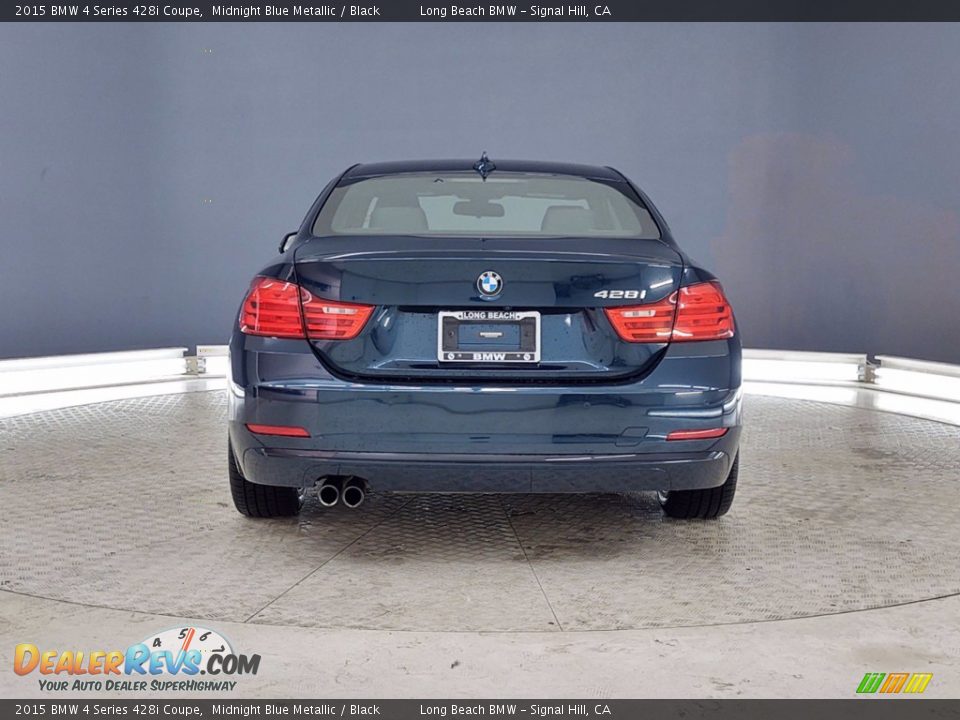 Midnight Blue Metallic 2015 BMW 4 Series 428i Coupe Photo #4