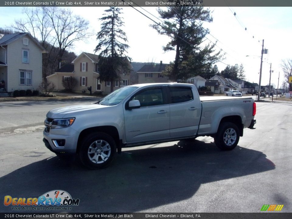 2018 Chevrolet Colorado LT Crew Cab 4x4 Silver Ice Metallic / Jet Black Photo #6