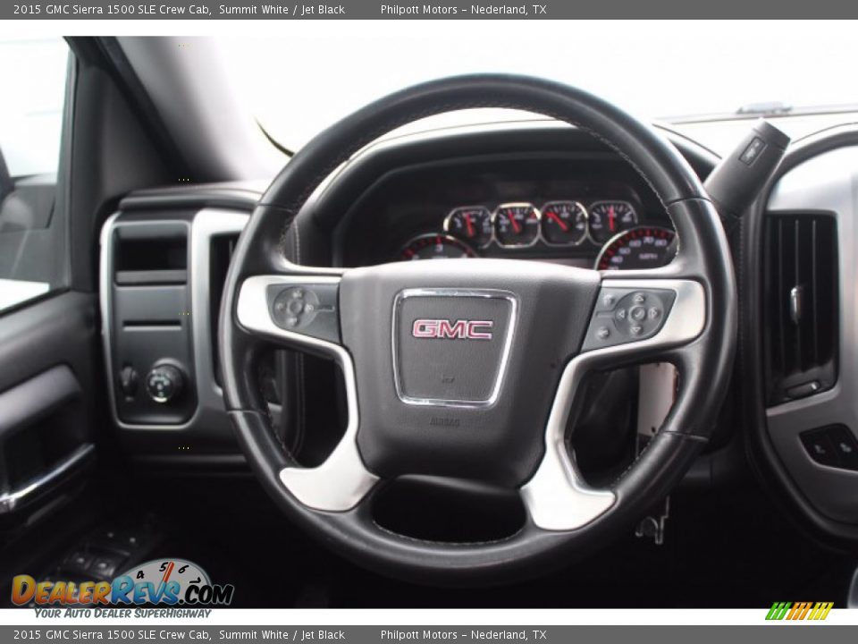 2015 GMC Sierra 1500 SLE Crew Cab Steering Wheel Photo #23
