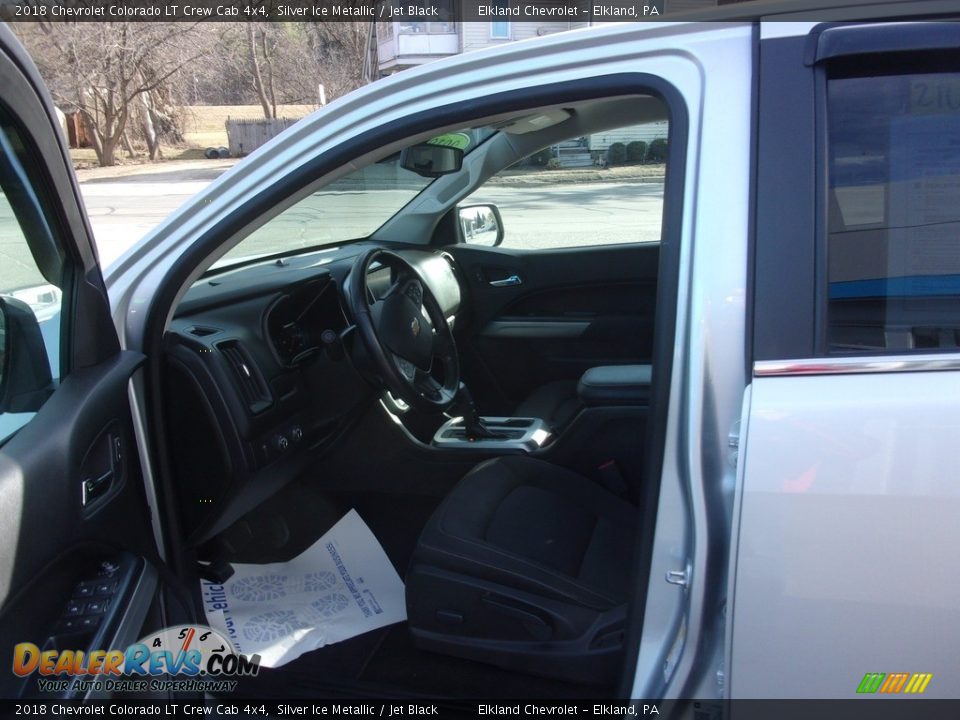 2018 Chevrolet Colorado LT Crew Cab 4x4 Silver Ice Metallic / Jet Black Photo #12