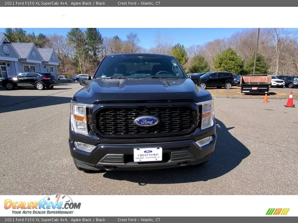 2021 Ford F150 XL SuperCab 4x4 Agate Black / Black Photo #2