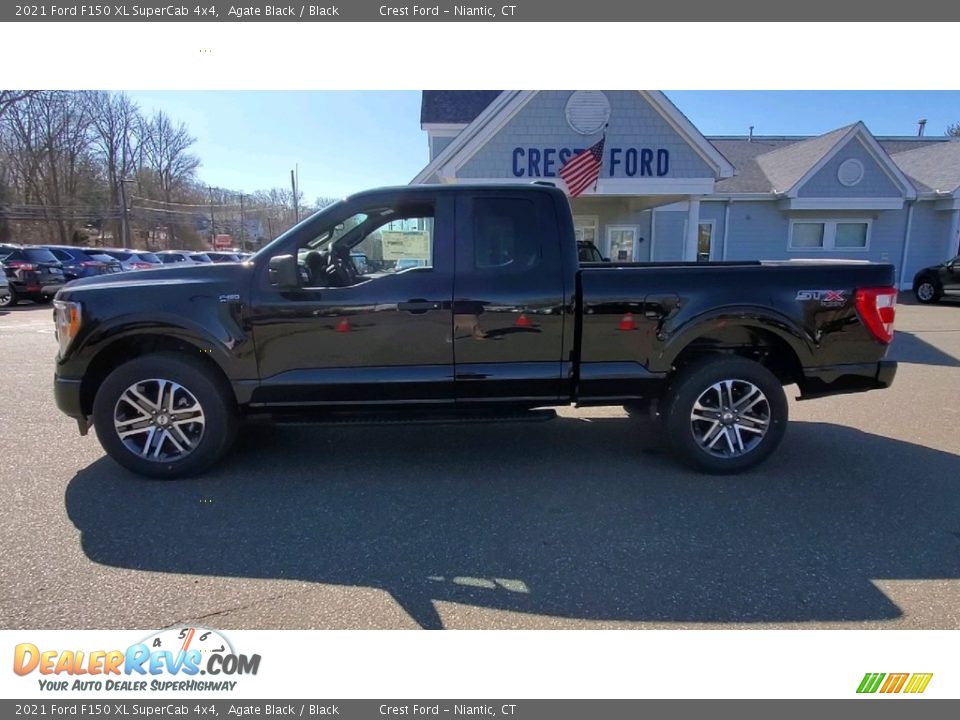 2021 Ford F150 XL SuperCab 4x4 Agate Black / Black Photo #4