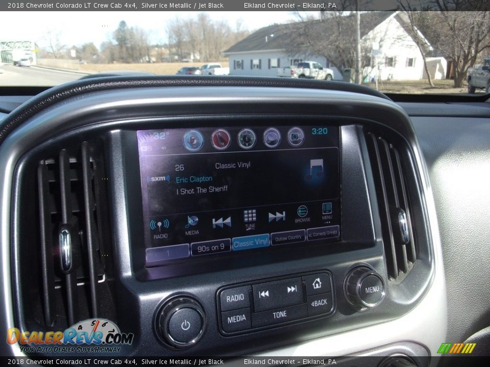 2018 Chevrolet Colorado LT Crew Cab 4x4 Silver Ice Metallic / Jet Black Photo #21