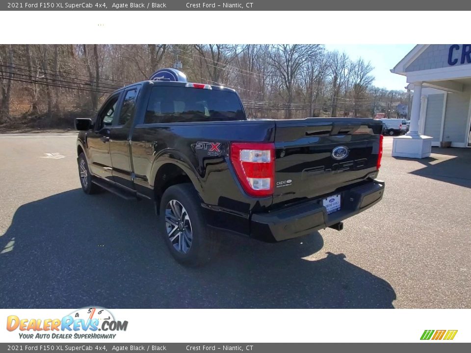 2021 Ford F150 XL SuperCab 4x4 Agate Black / Black Photo #5