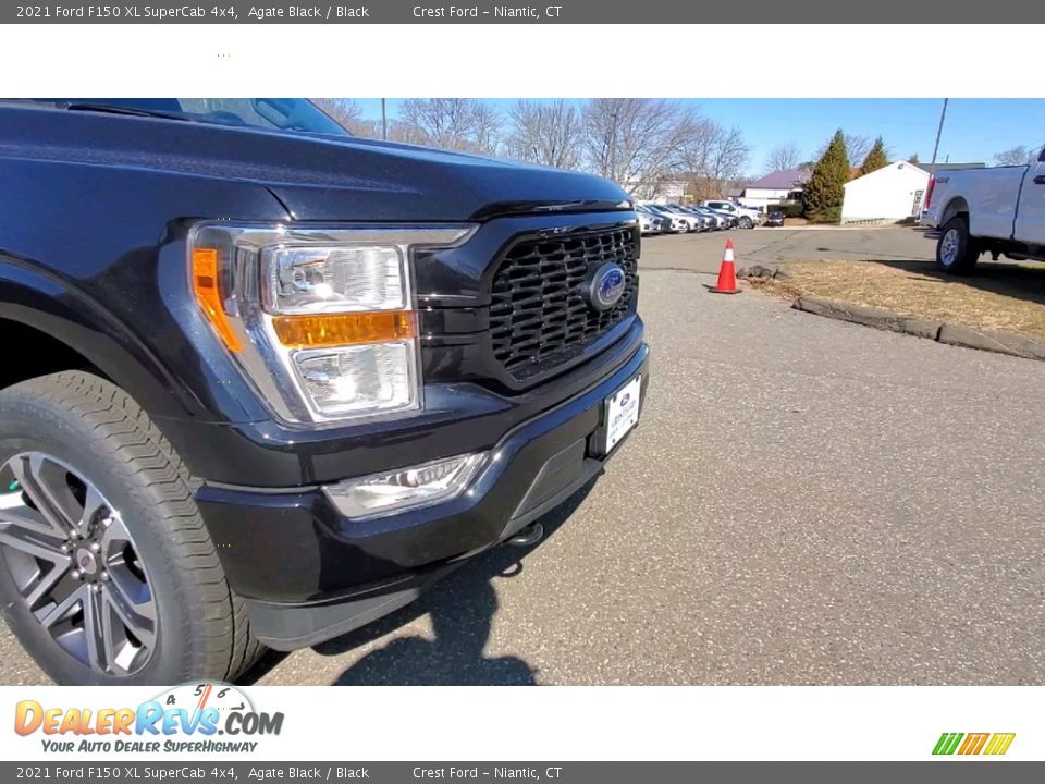 2021 Ford F150 XL SuperCab 4x4 Agate Black / Black Photo #26