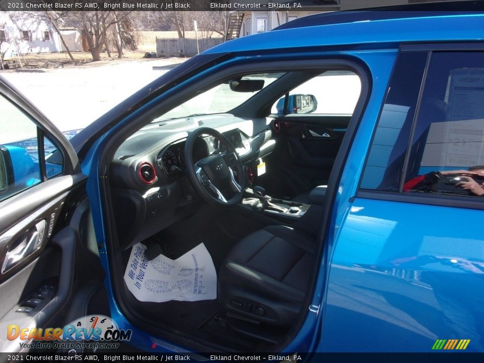 2021 Chevrolet Blazer RS AWD Bright Blue Metallic / Jet Black Photo #11