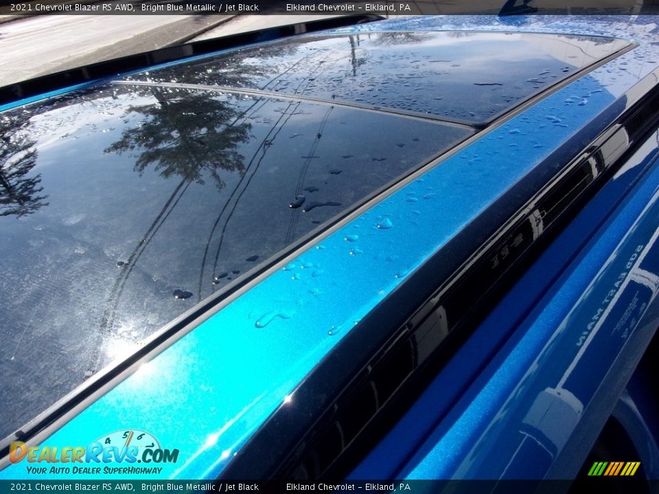 2021 Chevrolet Blazer RS AWD Bright Blue Metallic / Jet Black Photo #12