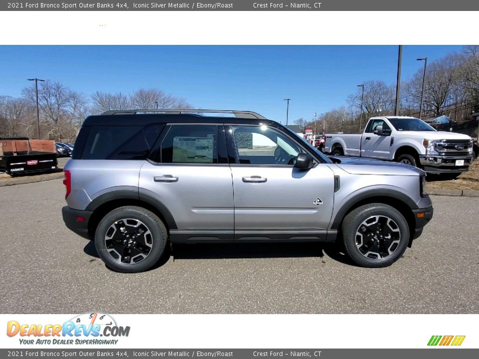 Iconic Silver Metallic 2021 Ford Bronco Sport Outer Banks 4x4 Photo #8