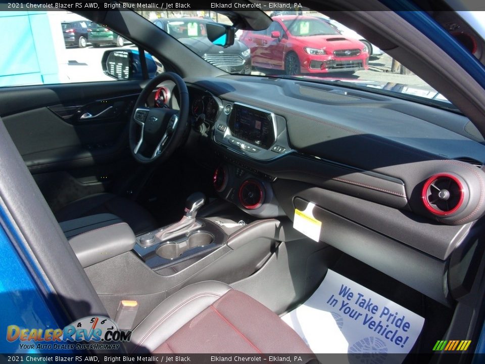 2021 Chevrolet Blazer RS AWD Bright Blue Metallic / Jet Black Photo #18